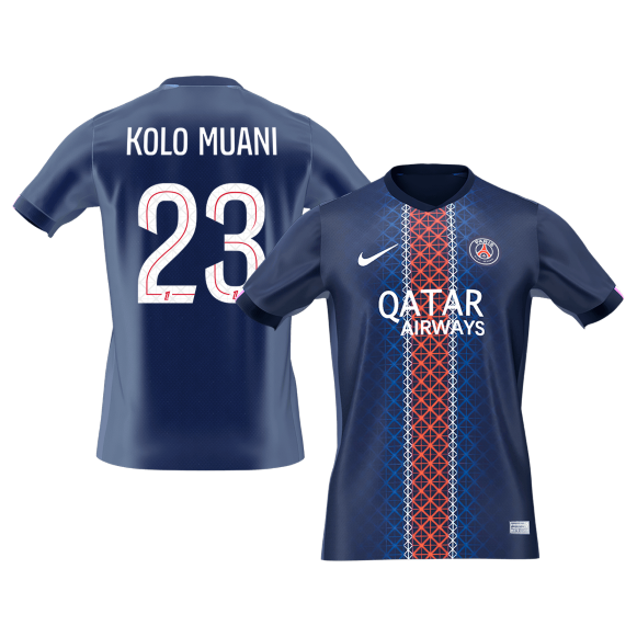 PSG domácí fotbalový dres 2025/26 KOLO MUANI #23