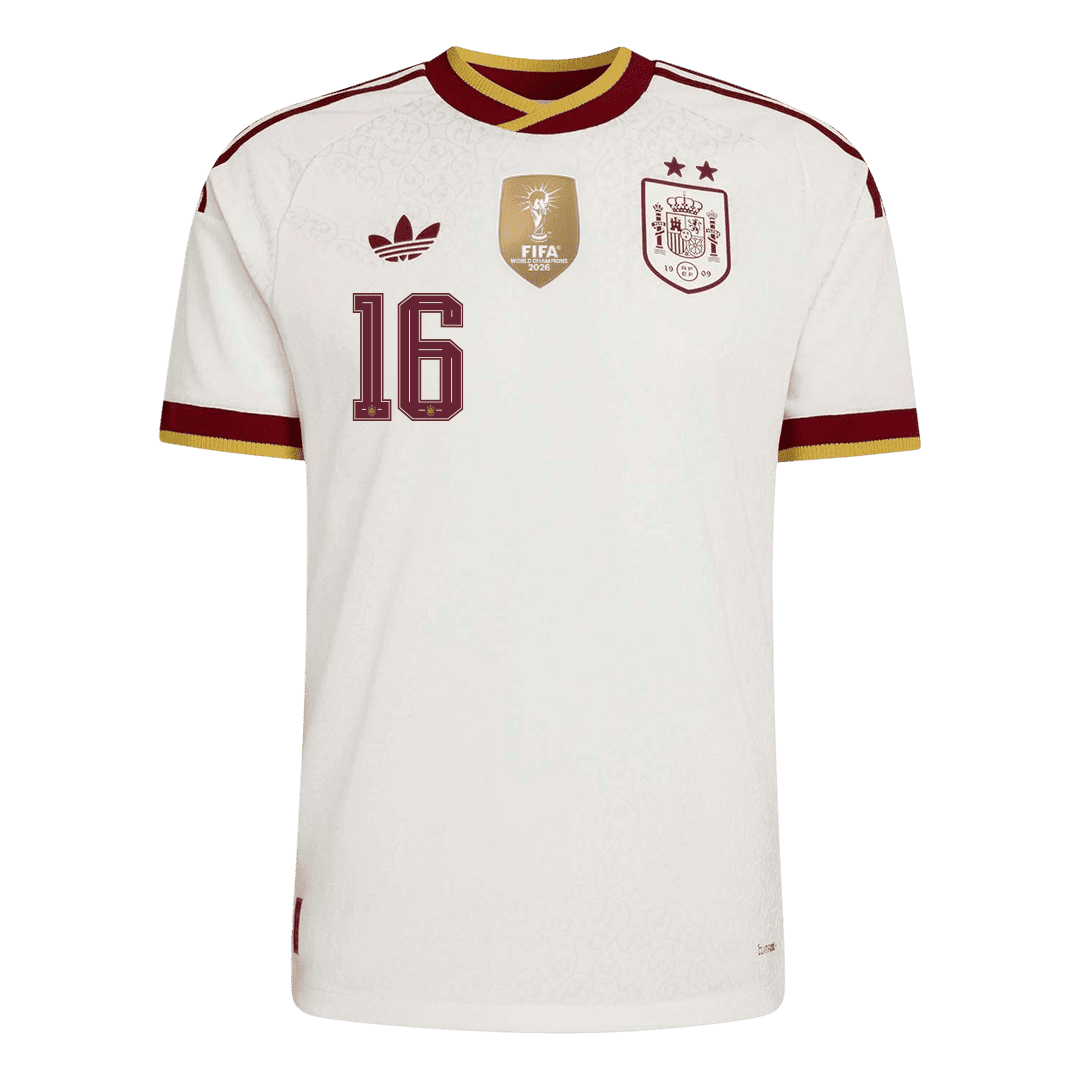 Španělsko venkovní dres MS 2026 hráčská verze RODRIGO #16