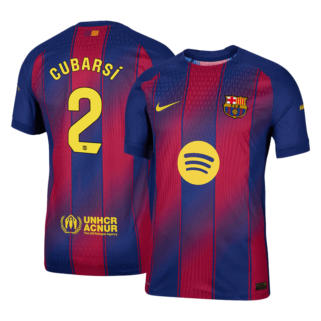 Domácí Fotbalový Dres Barcelona 25/26 Authentic CUBARSÍ #2