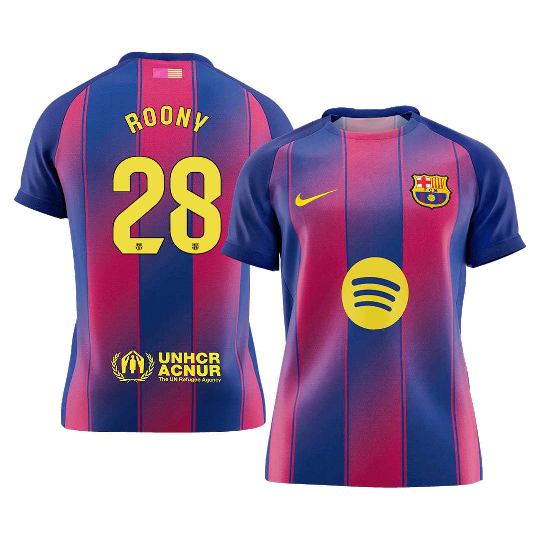 Barcelona domácí fotbalový dres 2025/26 ROONY #28