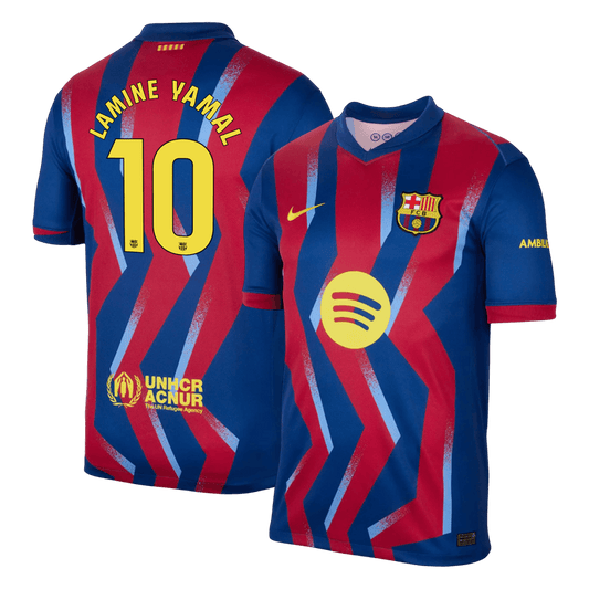 Barcelona čtvrtá fotbalový dres 2025/26 LAMINE YAMAL #10