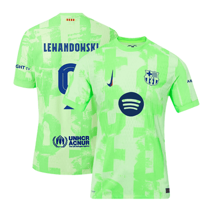 Třetí Fotbalový Dres Barcelona 24/25 Authentic LEWANDOWSKI #9