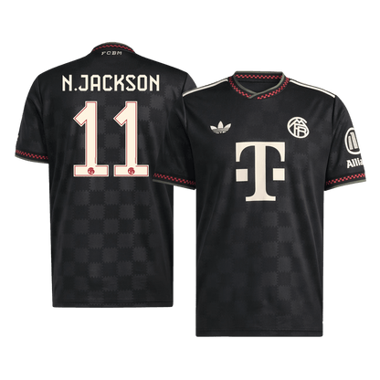 Bayern Mnichov třetí fotbalový dres 2025/26 N.JACKSON #11