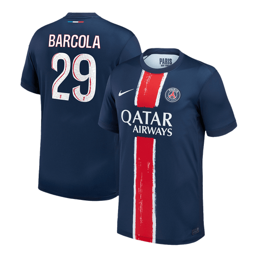 Domácí Fotbalový Dres PSG 24/25 BARCOLA #29