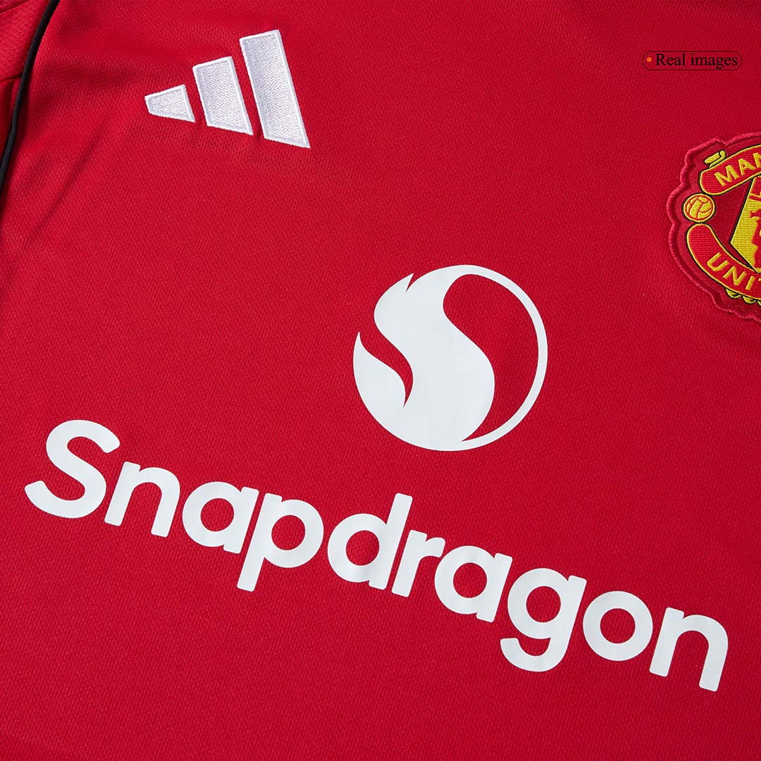 Domácí Fotbalový Dres Manchester United 25/26 Long Sleeve