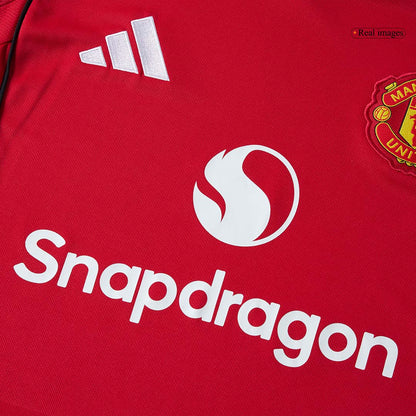 Domácí Fotbalový Dres Manchester United 25/26 Long Sleeve