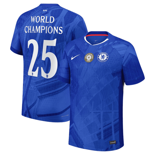Domácí Fotbalový Dres Chelsea 25/26 Authentic WORLD CHAMPIONS #25