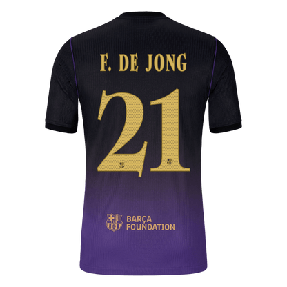 Barcelona venkovní dres 2026/27 hráčská verze F. DE JONG #21 UCL