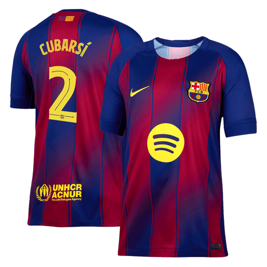 Domácí Fotbalový Dres Barcelona 25/26 CUBARSÍ #2 UCL