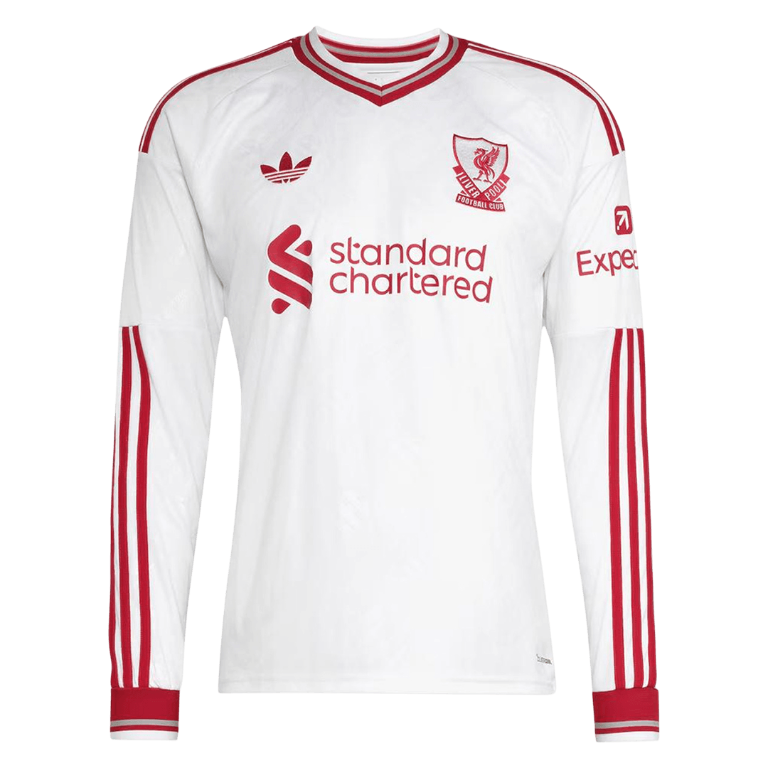 Liverpool venkovní fotbalový dres 2026/27 dlouhý rukáv