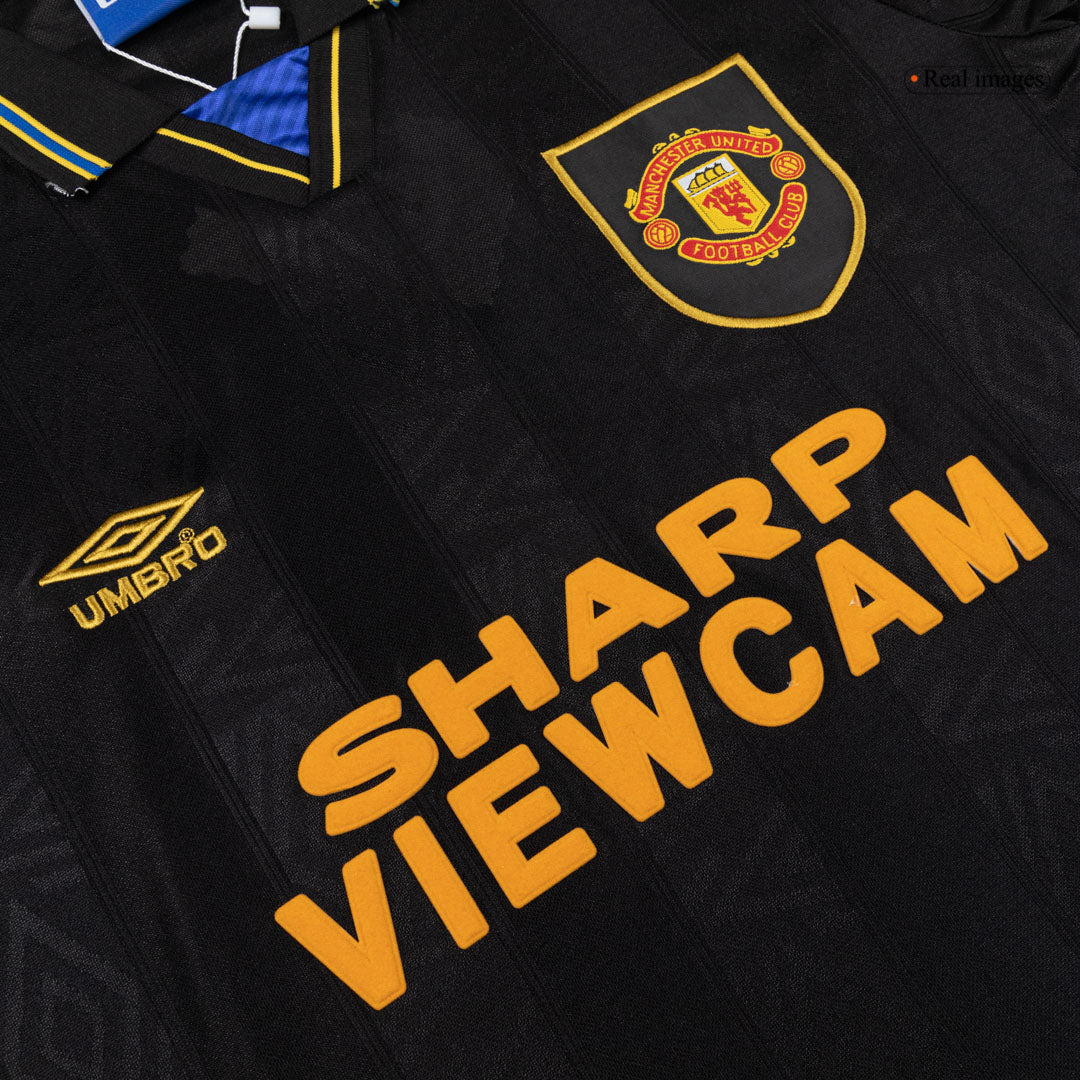 Manchester United venkovní retro dres 1993/94 dlouhý rukáv