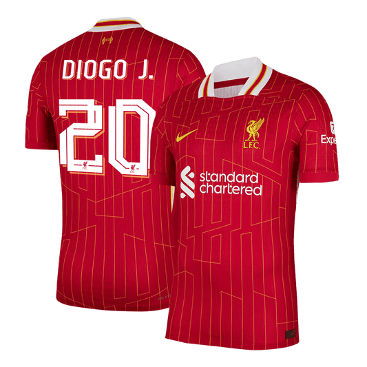 Domácí Fotbalový Dres Liverpool 24/25 Authentic DIOGO J. #20 UCL