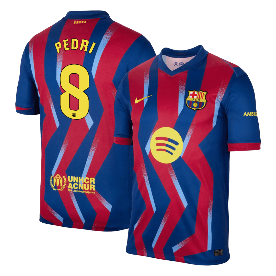 Barcelona čtvrtá fotbalový dres 2025/26 PEDRI #8