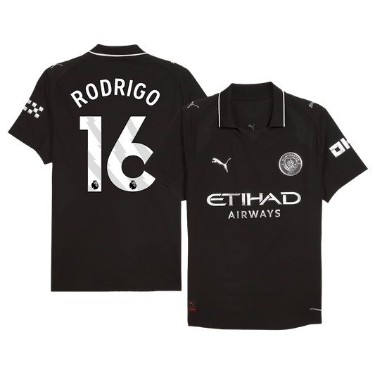 Venkovní Fotbalový Dres Manchester City 25/26 Authentic RODRIGO #16