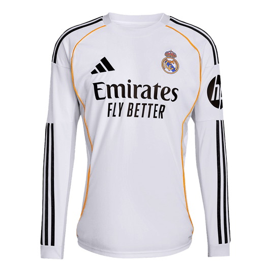 Domácí Fotbalový Dres Real Madrid 25/26 Long Sleeve
