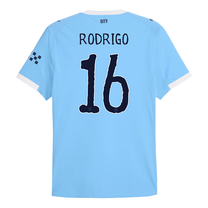 Domácí Fotbalový Dres Manchester City 25/26 Authentic RODRIGO #16