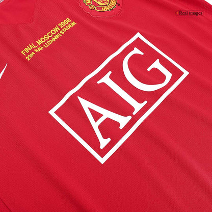 Domácí Retro Dres Manchester United 2007/08 SCHOLES #18 - UCL Final