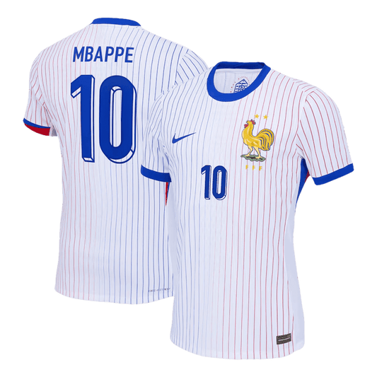 Venkovní Fotbalový Dres France 2024 Authentic MBAPPE #10