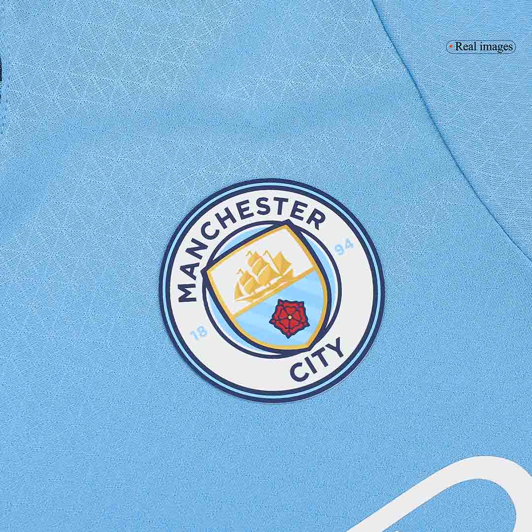 Domácí Fotbalový Dres Manchester City 24/25 Authentic HAALAND #9 UCL