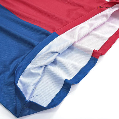 Domácí Retro Dres Barcelona 2008/09 Long Sleeve A.INIESTA #8 - UCL Final