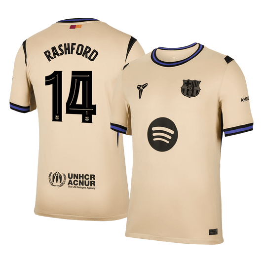 Venkovní Fotbalový Dres Barcelona 25/26 RASHFORD #14 UCL