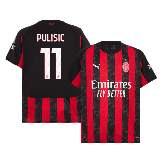 Domácí Fotbalový Dres AC Milán 25/26 PULISIC #11