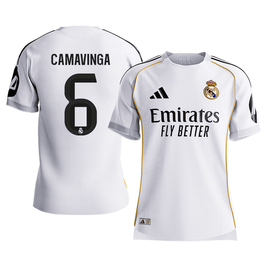Real Madrid domácí fotbalový dres 2025/26 hráčská verze CAMAVINGA #6
