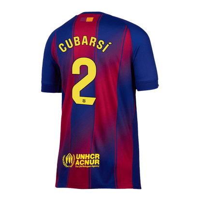 Domácí Fotbalový Dres Barcelona 25/26 CUBARSÍ #2