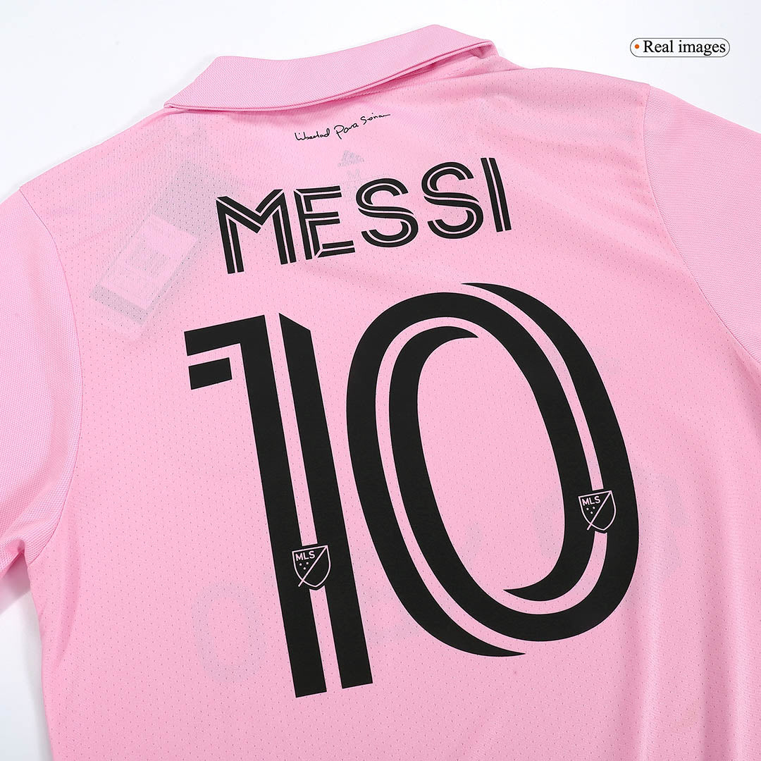 Domácí Fotbalový Dres Inter Miami CF 2023 Authentic MESSI #10 - Leagues Cup Final