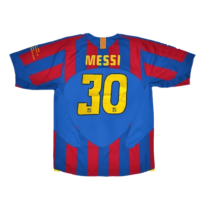 Domácí Retro Dres Barcelona 2005/06 MESSI #30 - UCL Final