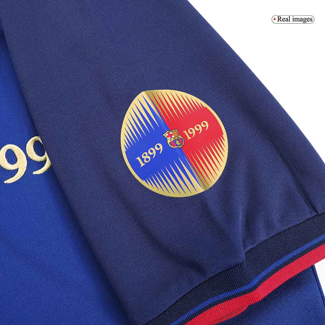 Domácí Retro Dres Barcelona 1999/00 RIVALDO #11 - 100th Anniversary