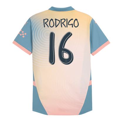 Čtvrtý Fotbalový Dres Manchester City 24/25 Authentic RODRIGO #16 - Definitely City