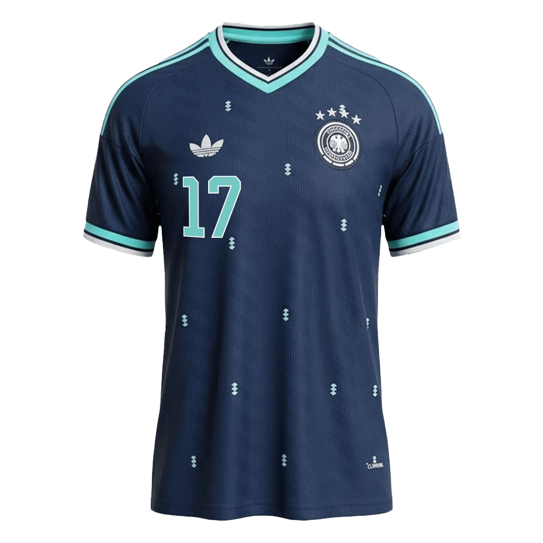Německo venkovní fotbalový dres MS 2026 WIRTZ #17