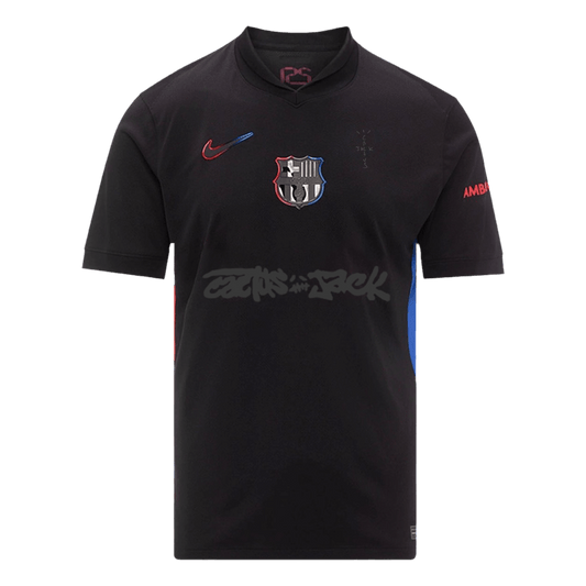 Venkovní Fotbalový Dres Barcelona 24/25 X Travis Scott