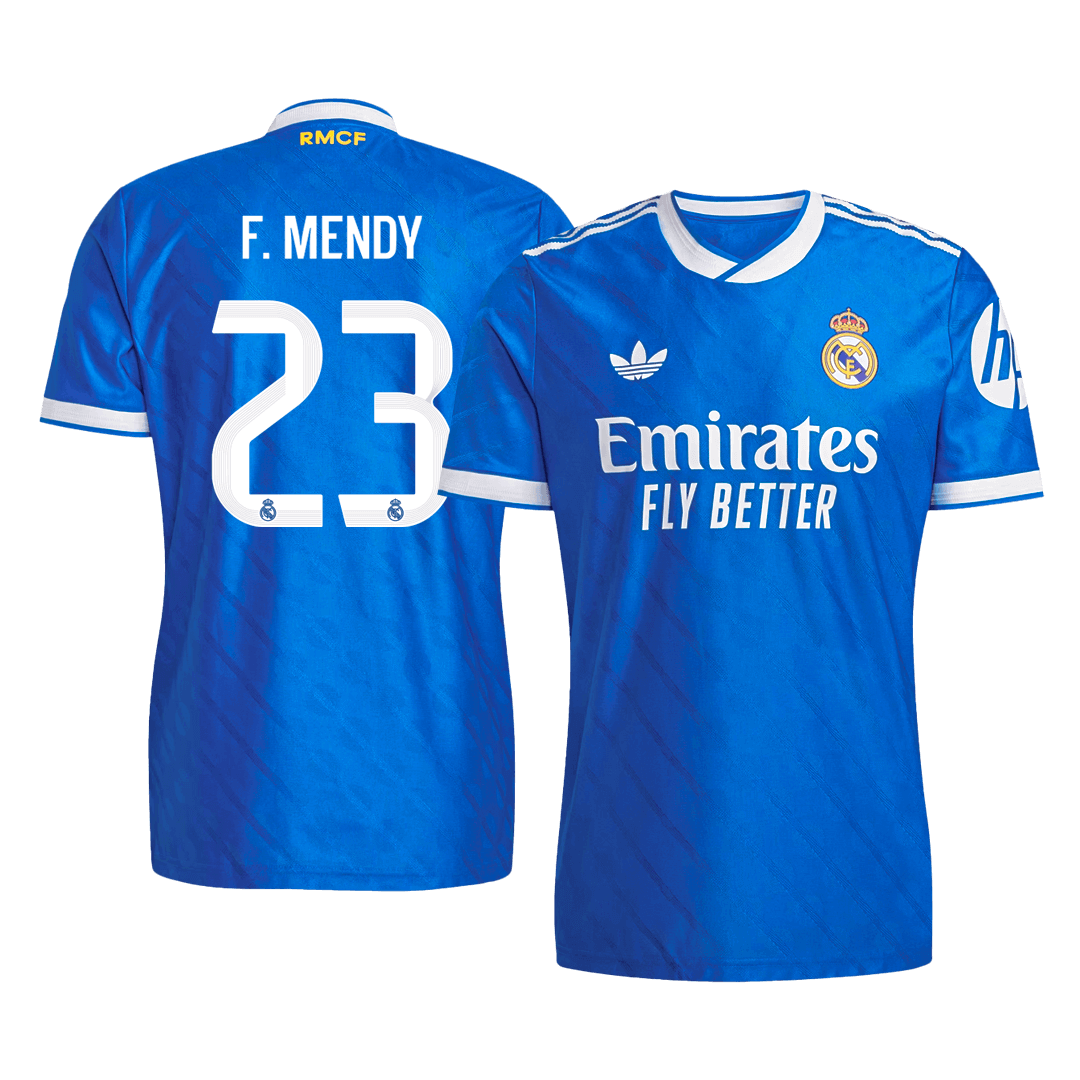 Real Madrid třetí fotbalový dres 2025/26 hráčská verze F. MENDY #23