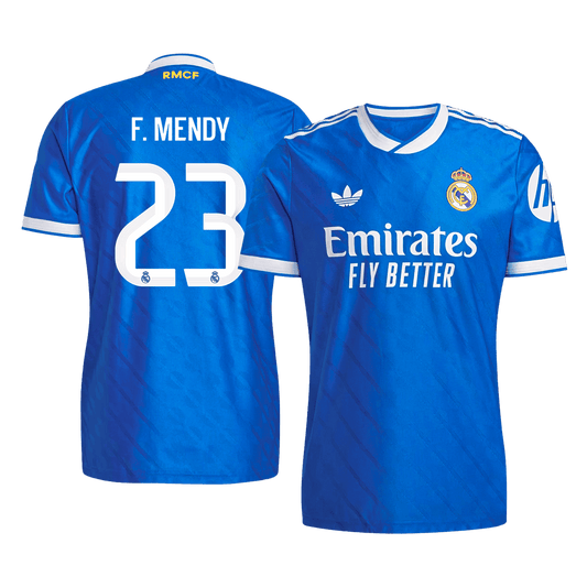 Real Madrid třetí fotbalový dres 2025/26 hráčská verze F. MENDY #23