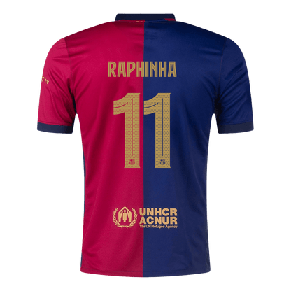 Domácí Fotbalový Dres Barcelona 24/25 RAPHINHA #11 UCL