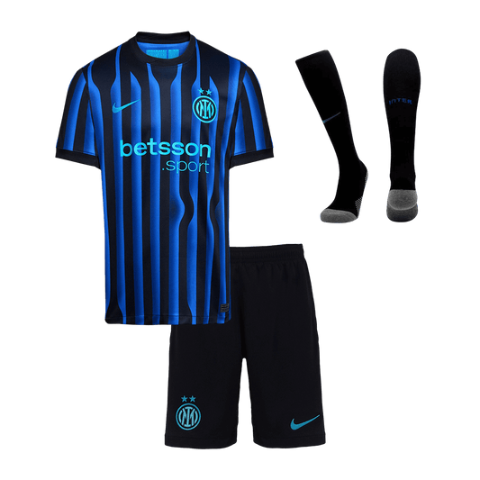 Inter Milán dětská domácí kompletní sada 2025/26