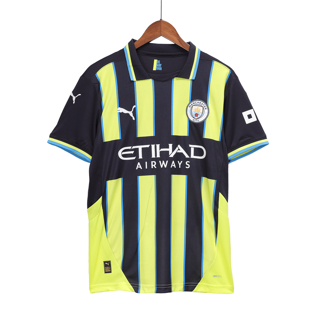 Venkovní Fotbalový Dres Manchester City 24/25 HAALAND #9 UCL