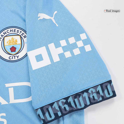 Domácí Fotbalový Dres Manchester City 24/25 Authentic HAALAND #9 UCL
