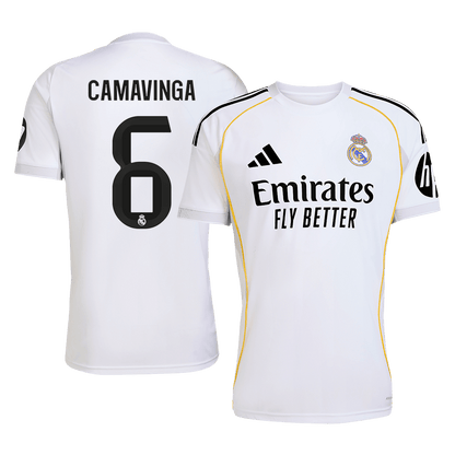 Real Madrid domácí fotbalový dres 2025/26 CAMAVINGA #6