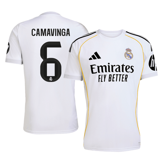 Real Madrid domácí fotbalový dres 2025/26 CAMAVINGA #6