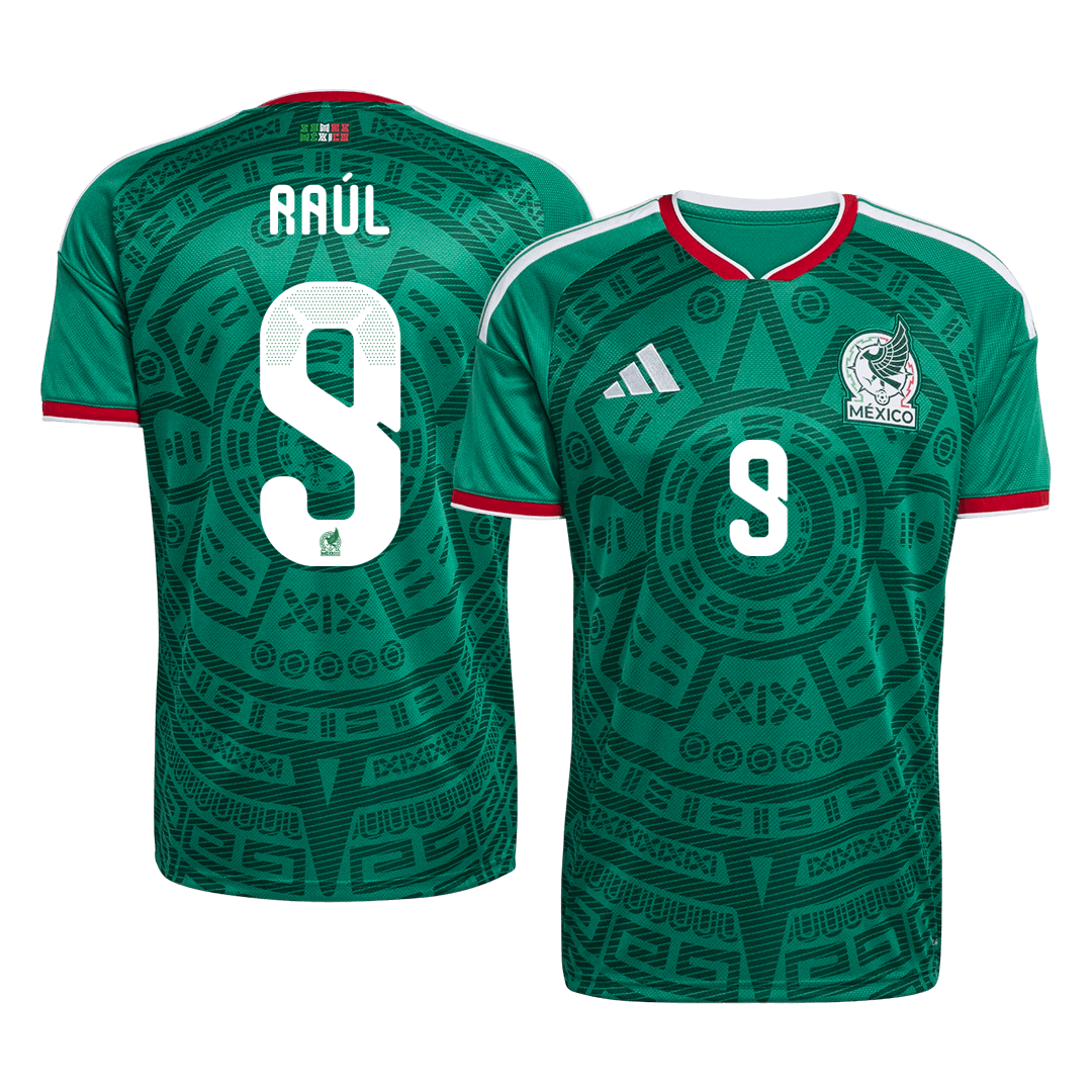 Mexiko Domácí Fotbalový Dres MS 2026 Raúl #9