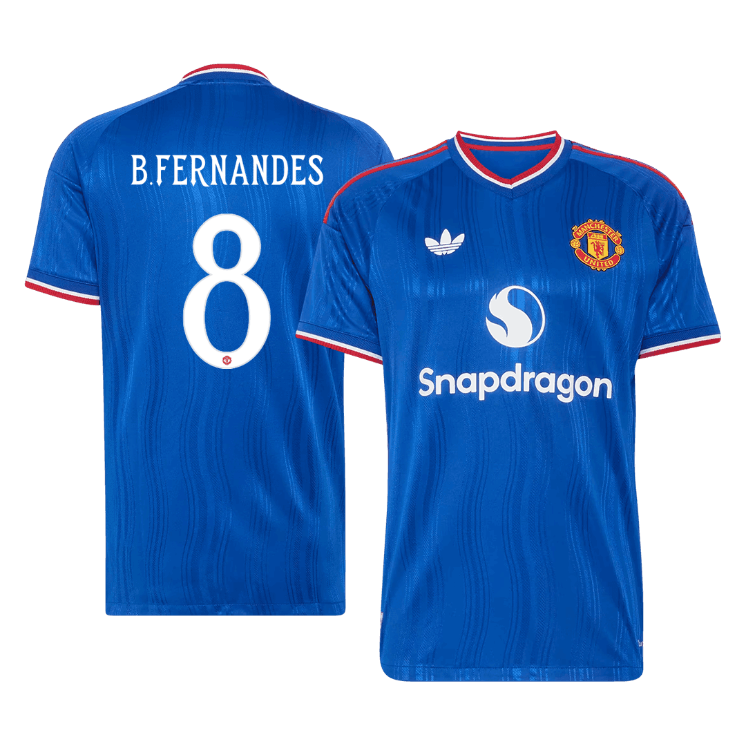Manchester United venkovní dres 2026/27 hráčská verze B. FERNANDES #8 UCL
