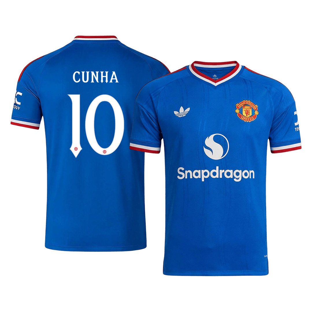 Manchester United venkovní fotbalový dres 2026/27 CUNHA #10 UCL