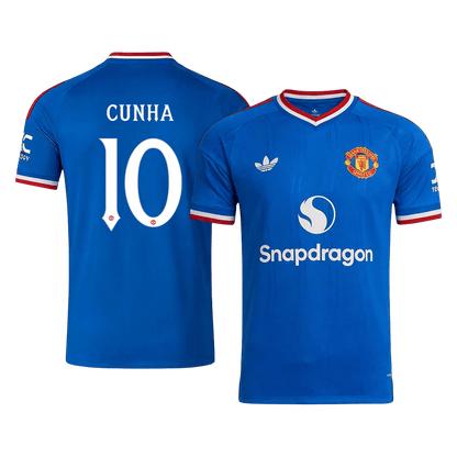 Manchester United venkovní fotbalový dres 2026/27 CUNHA #10 UCL
