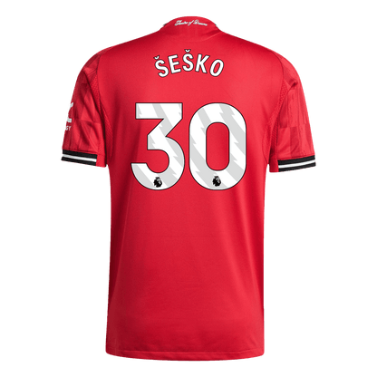 Domácí Fotbalový Dres Manchester United 25/26 Authentic ŠEŠKO #30