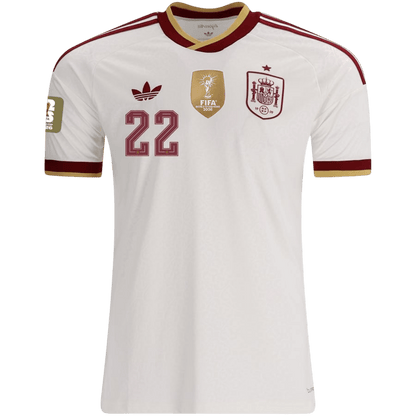 Španělsko venkovní fotbalový dres MS 2026 CUBARSÍ #22