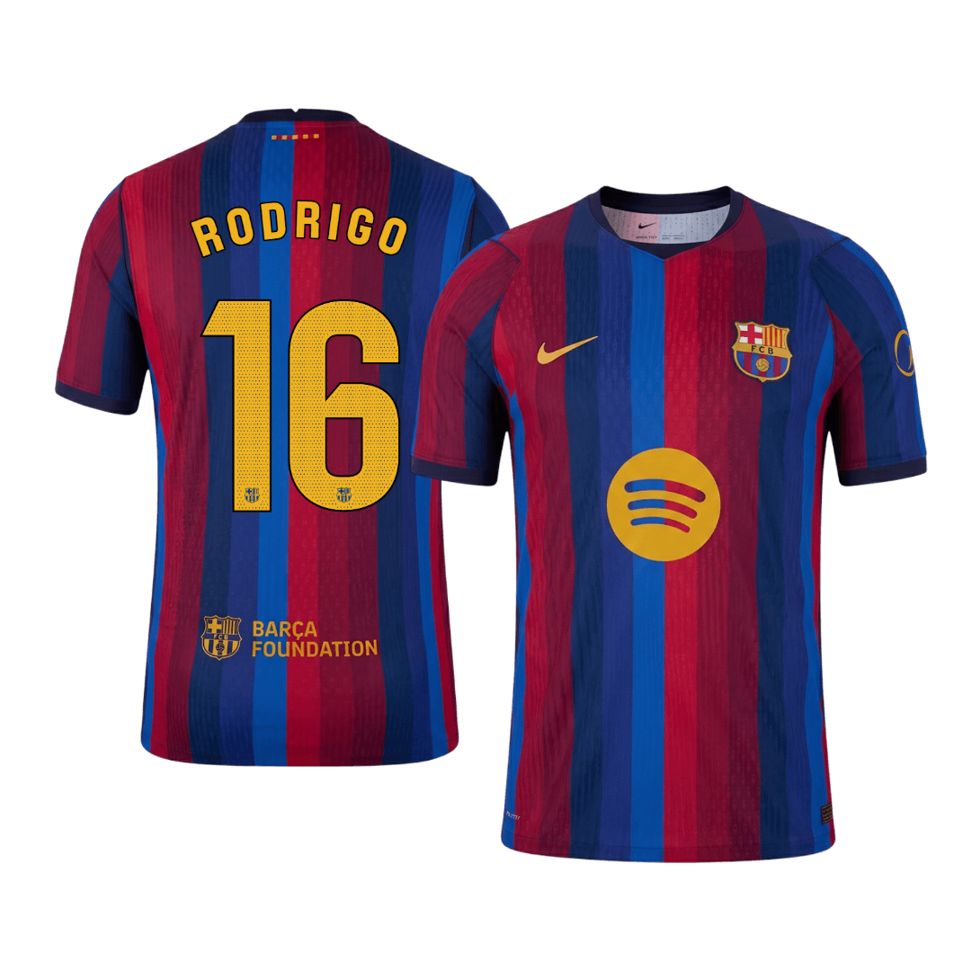 Barcelona domácí dres 2026/27 hráčská verze RODRIGO #16