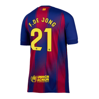 Domácí Fotbalový Dres Barcelona 25/26 F.DE JONG #21
